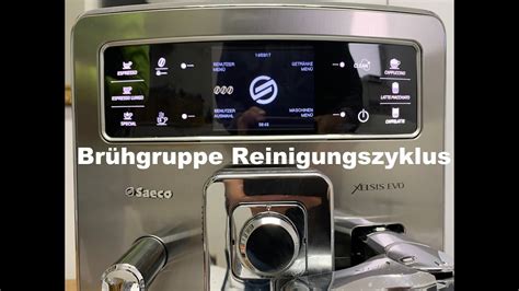 Kaffeeautomat Saeco Xelsis EVO HD 8954 Reinigungszyklus Brühgruppe