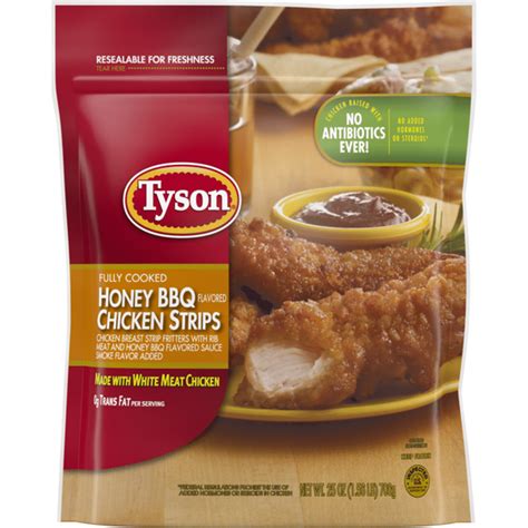 Tyson Honey BBQ Chicken Strips 25 Oz Instacart