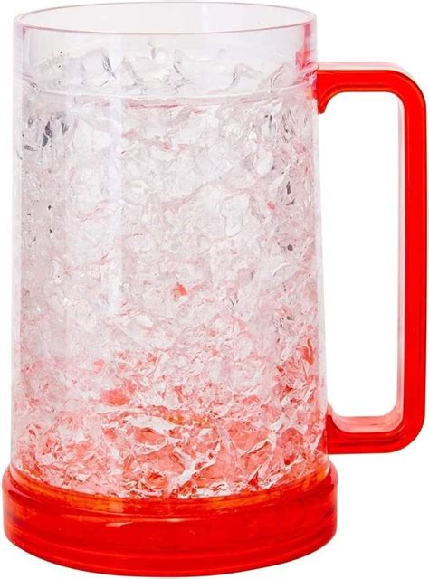 Amazon Patiomos Freezer Ice Beer Mugs Drinking Glasses Double