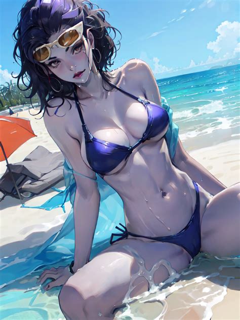 Widowmaker In A Bikini By Diggingforaiart On Deviantart