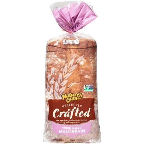 Nature S Own® Perfectly Crafted™ Thick Sliced Multigrain Bread 22 Oz Bag