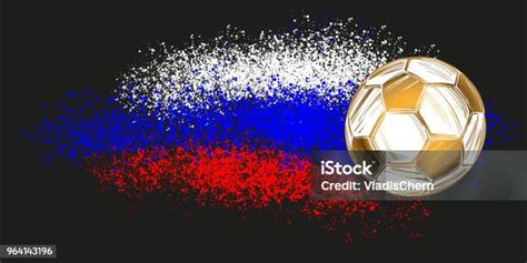 Sepak Bola Bola Sepak Bola Permainan Olahraga Bendera Rusia Tanda