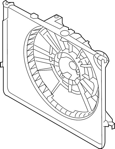 253502T500 Hyundai Engine Cooling Fan Shroud Fan Shroud KIA Jim