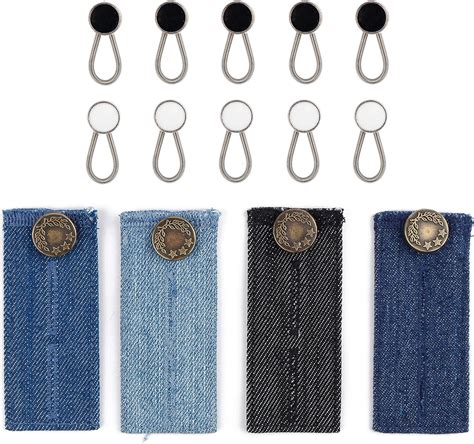 Amazon.com: Tugaizi 14 pack Waistband Extender Set Spring Elastic Metal ...