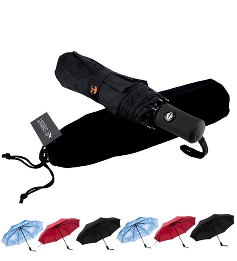 SY Compact Travel Umbrella Windproof Automatic Unbreakable Umbrellas