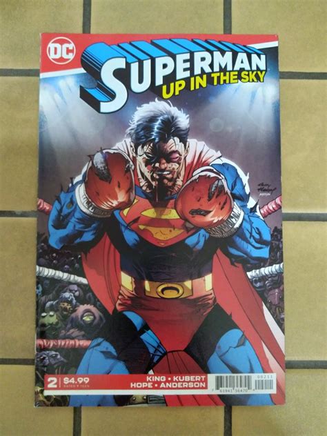 Superman Up In The Sky Andy Kubert Cover Art Dc Comics