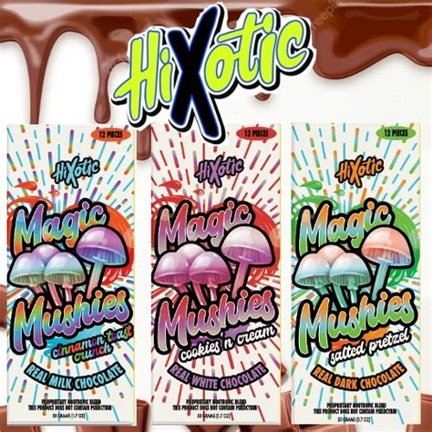 Hixotic Magic Mushies Chocolate Bar Pieces Mg Sweet Southern