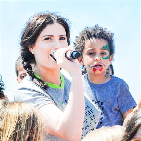 Idina Menzel sang with her son, Walker Diggs. | Born Free Mother's Day ...