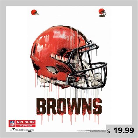 Cleveland Browns 22.4'' x 34'' Helmet Poster | Nfl cleveland browns ...