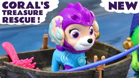 Aqua Pups Coral Rescues The Lost Treasure Youtube