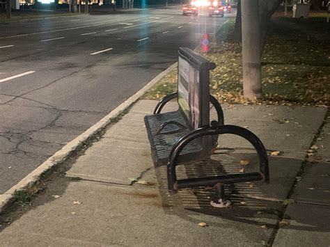 Bench outside Mohawk College : r/HostileArchitecture