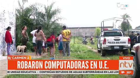 Recuperaron Computadoras Robadas En Unidad Educativa V Deo Dailymotion