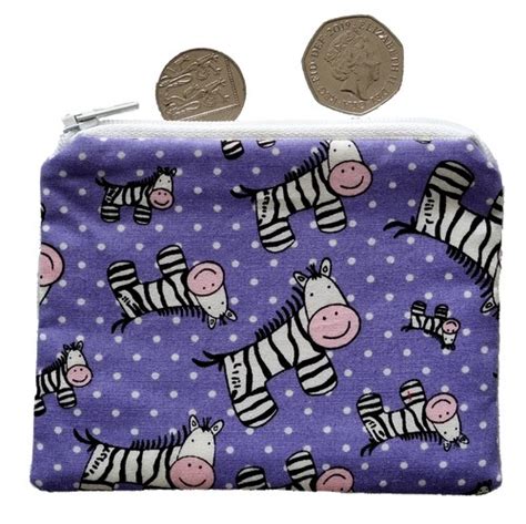 Zebra Coin Purse Creative Stitching