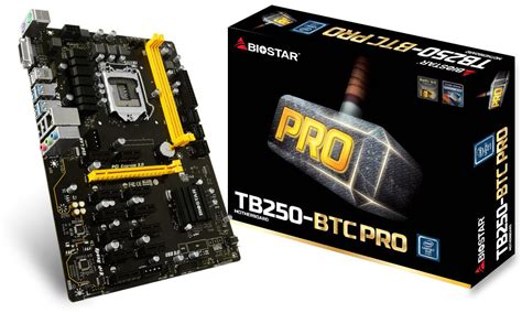 BIOSTAR Announces The TB250 BTC PRO The 12 GPU Ready Crypto Mining