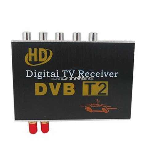 HD DVB T2 Double Tuner Digital TV Receiver Car Dvd DVB T2 Box Antenna