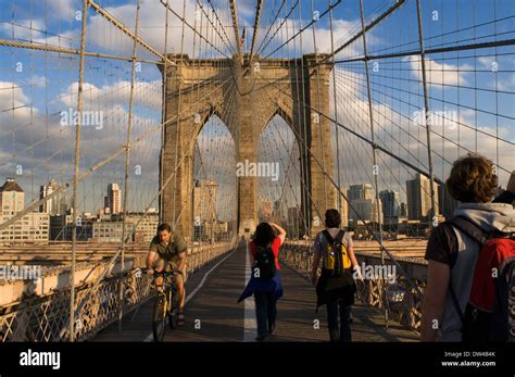 The Brooklyn Bridge New York City United States Of America North