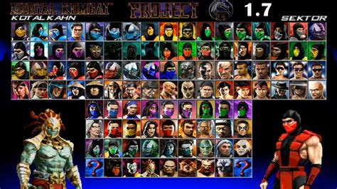 MORTAL KOMBAT PROJECT ULTIMATE REVITALIZED 1 7 MUGEN 2019 YouTube