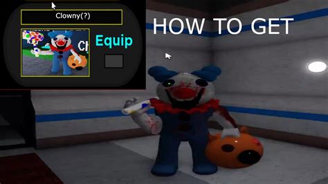 How To Unlock Clowny Morph Skin Inside Piggy The Result Of Isolation