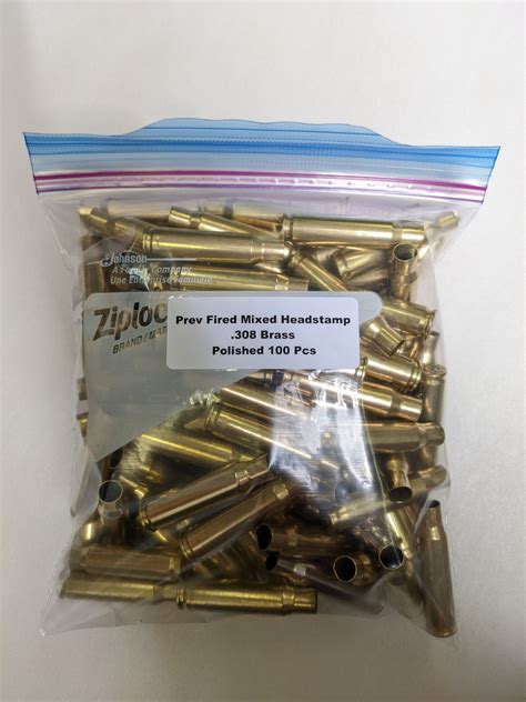 Prev Fired Mixed Headstamp Polished 308 Win Cases 100bag Budget