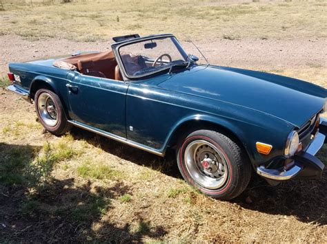 Triumph Tr British Racing Green Tan Interior Very Good Condition