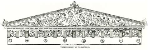 West Pediment Of The Parthenon