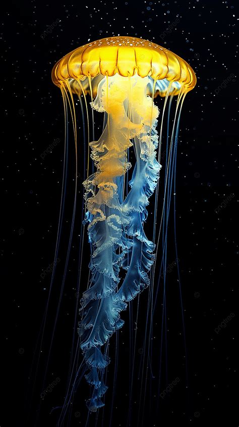 Marine Light Effect Jellyfish Background Images Hd Pictures And