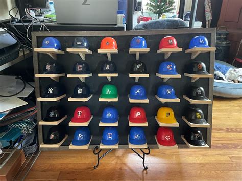 Turning MLB Ice Cream Helmets into a DIY Standings Display