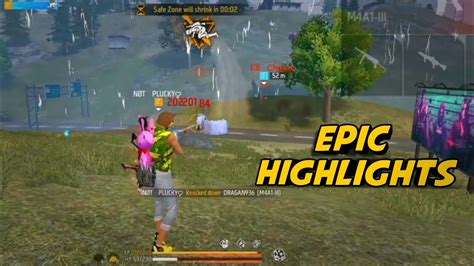 Free Fire Ranked Killing Highlights Epic Killing Montage Garena