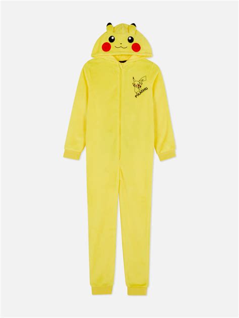 Pok Mon Pikachu Einteiler F R Kinder Gelb Jungen Primark