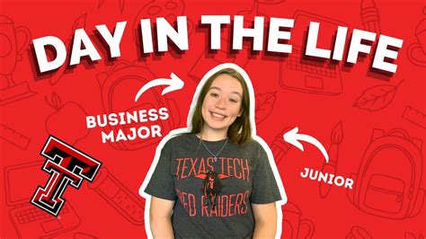 Business Major Day In A Life Texas Tech Vlog Squad Youtube