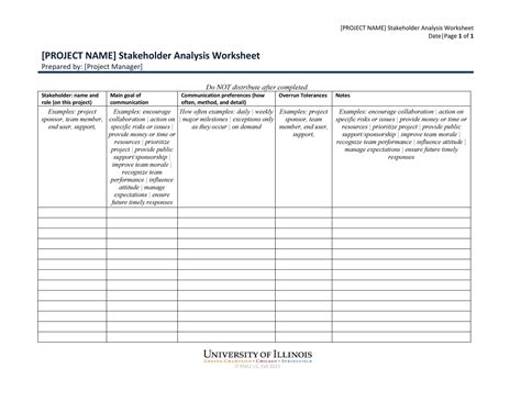 50 Free Stakeholder Analysis Templates (Excel & Word) ᐅ TemplateLab