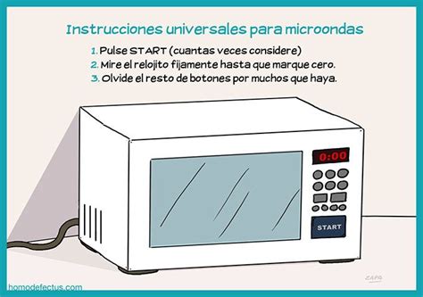 Instrucciones De Uso De Un Microondas