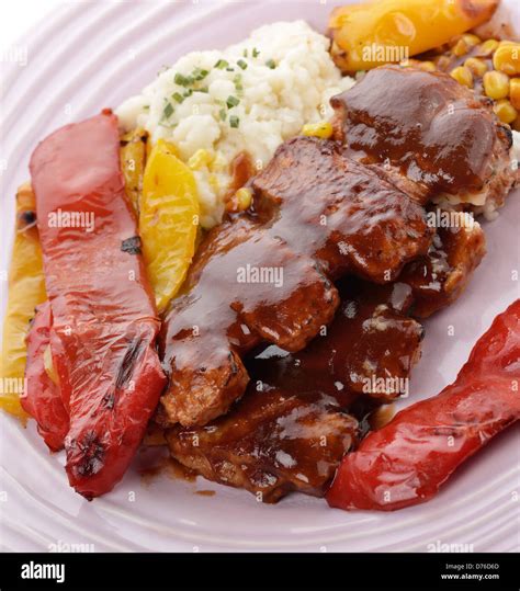 Barbecue Pork Ribs Hi Res Stock Photography And Images Alamy