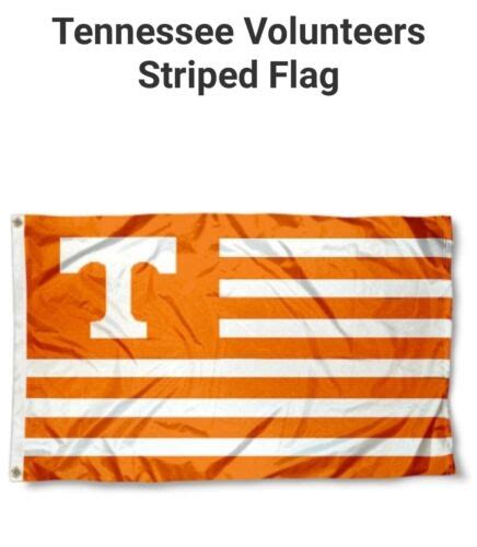 Orange Tennessee Volunteers Ncaa Banner 3x5 Flag Basketball Football Baseball🏈 Ebay