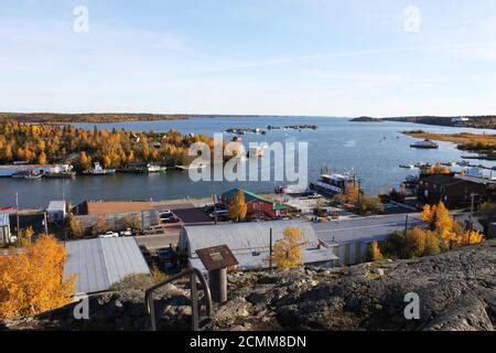 Ice Road, Great Slave Lake, near Yellowknife, Northwest Territories Stock Photo - Alamy