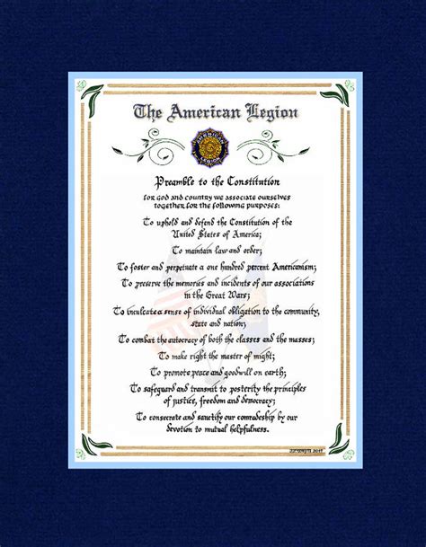 The American Legion Preamble Etsy