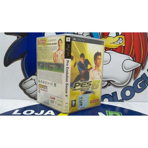 Capa Vazia Pes 6 Pro Evolution Soccer 6 PsP Original Europeu