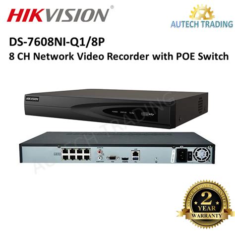 Hikvision Ds Ni Q P Channel Recorder Nvr Ds Ni Q P Mp K