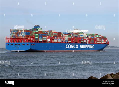 The Container Ship Cosco Shipping Scorpio Will Reach The Port Of