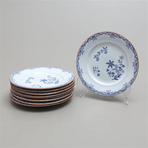 Nine Tableware Sets R Rstrand East India Th Century Ceramics