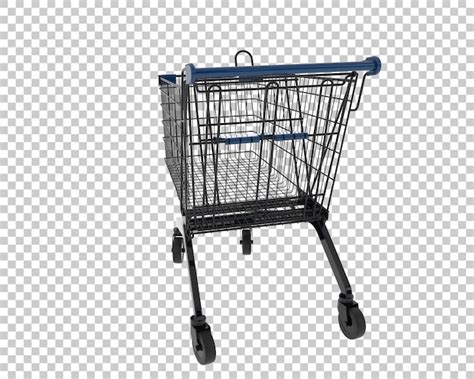 Premium Psd Shopping Cart Isolated On Background 3d Rendering