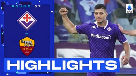 Fiorentina Roma 2 1 La Viola Comeback From Behind Goals Highlights