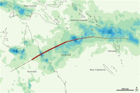 Cyclone Yasi Map