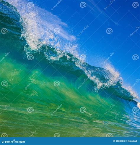 Tropical Wave stock image. Image of breaking, action, nature - 9883083