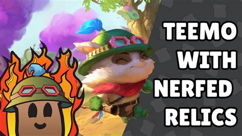 Teemo With Nerfed Relics Path Of Champions YouTube