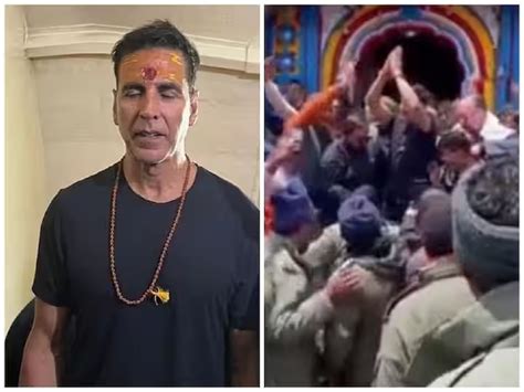 Akshay Kumar Visits Babe Kedarnath Temple Offered Prayers To Bholenath