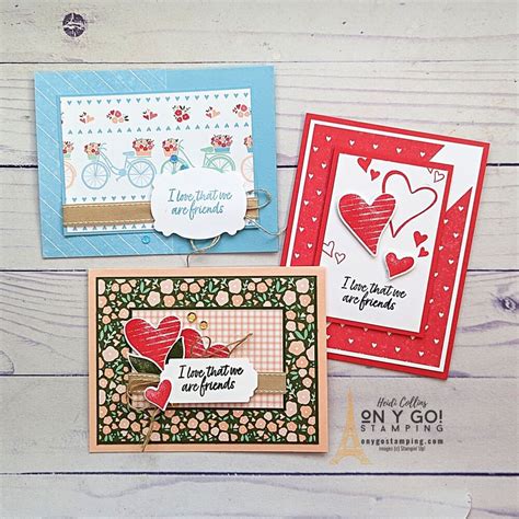 Easy Handmade Valentine S Day Cards With The Country Floral Lane Suite