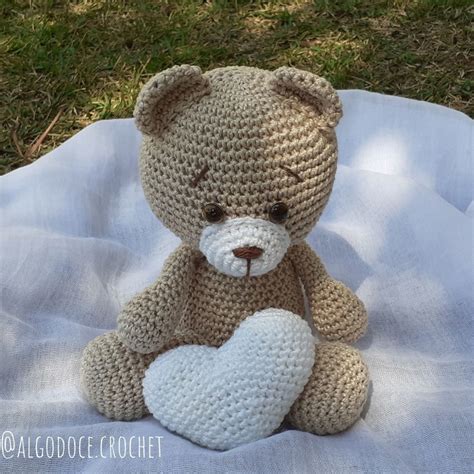 Urso Teddy Loja Algodoce Crochet Elo Produtos Especiais