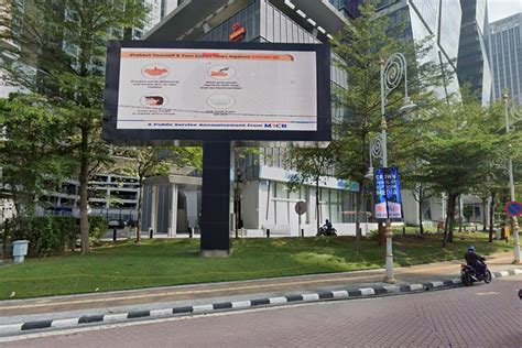 Firstboard Sided Vertical Minipole Billboard At Jalan Brickfield