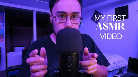 My First Asmr Video Whispering Tapping Mic Scratching And Mic